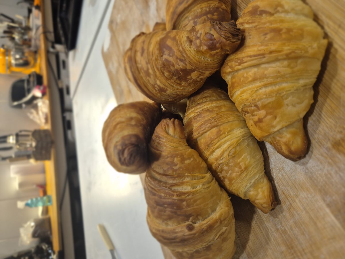 Croissants de masa laminada